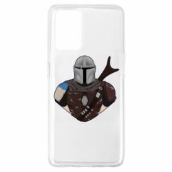 Чехол для Oppo A74 4G Bust of Mandalorian - PrintSalon