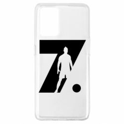 Чехол для Oppo A74 4G Cristiano Ronaldo Silhouette Art - PrintSalon