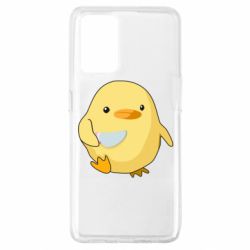 Чехол для Oppo A74 4G Цыпленок с ножом мем - PrintSalon