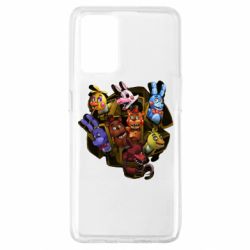 Чехол для Oppo A74 4G Five Nights At Freddy's monsters-PrintSalon Чехол для Oppo A74 4G Five Nights At Freddy's monsters