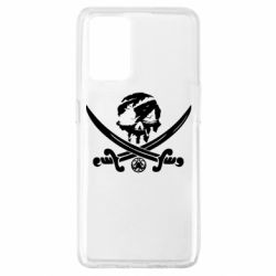 Чехол для Oppo A74 4G Flag pirate - PrintSalon
