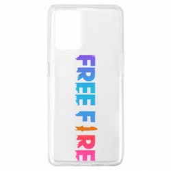 Чехол для Oppo A74 4G Free fire gradient logo - PrintSalon