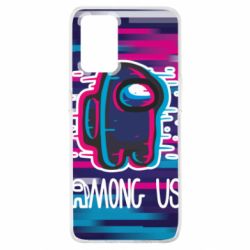 Чехол для Oppo A74 4G Glitch Among Us - PrintSalon