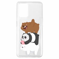 Чехол для Oppo A74 4G Гризли Панда и Белый - PrintSalon