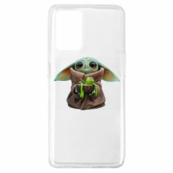 Чехол для Oppo A74 4G Grogu and Kermit - PrintSalon