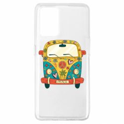 Чехол для Oppo A74 4G Hippie bus - PrintSalon