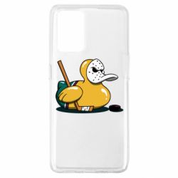 Чехол для Oppo A74 4G Hockey duck - PrintSalon