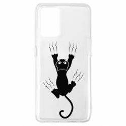 Чохол для Oppo A74 4G кот когти - PrintSalon
