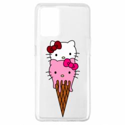 Чехол для Oppo A74 4G Kitty ice cream - PrintSalon