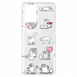 Чохол для Oppo A74 4G Кот Саймона емоції - PrintSalon