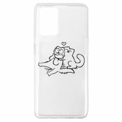 Чехол для Oppo A74 4G Кот Саймона Любовь - PrintSalon