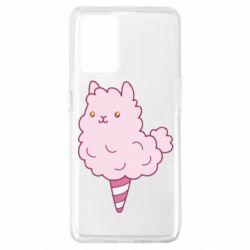 Чехол для Oppo A74 4G Llama Ice Cream - PrintSalon