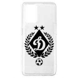 Чехол для Oppo A74 4G Лого Динамо с колосками - PrintSalon