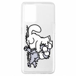 Чохол для Oppo A74 4G Любов котів - PrintSalon