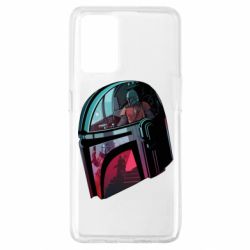 Чехол для Oppo A74 4G Mandalorian Helmet profil - PrintSalon