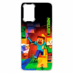 Чехол для Oppo A74 4G Майнкрафт - PrintSalon