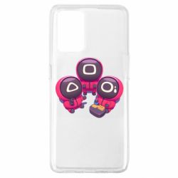 Чехол для Oppo A74 4G Милые солдаты из игры в кальмара - PrintSalon