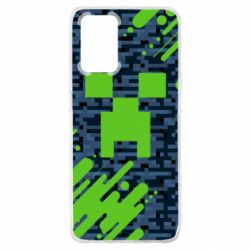 Чехол для Oppo A74 4G Minecraft Creeper - PrintSalon