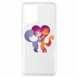 Чохол для Oppo A74 4G Парочка. Котики - PrintSalon