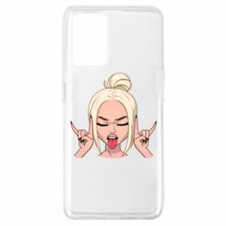 Чехол для Oppo A74 4G Punk Girl - PrintSalon