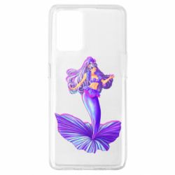 Чехол для Oppo A74 4G Purple Mermaid Barbie - PrintSalon