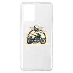 Чехол для Oppo A74 4G Skull and Bike - PrintSalon