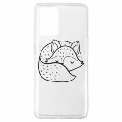 Чехол для Oppo A74 4G Sleeping fox - PrintSalon