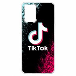 Чехол для Oppo A74 4G Tiktok spray art - PrintSalon