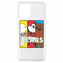 Чехол для Oppo A74 4G We bare bears collage - PrintSalon