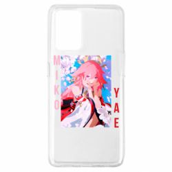 Чехол для Oppo A74 4G Yae Miko art - PrintSalon