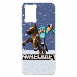 Чохол для Oppo A74 4G Зимовий Майнкрафт - PrintSalon
