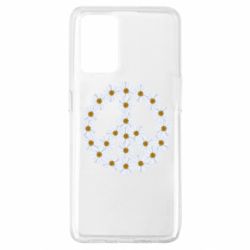 Чехол для Oppo A74 4G Знак мира из ромашек - PrintSalon
