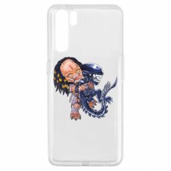 Чехол для Oppo A91/Reno3 Alien vs Predator - PrintSalon