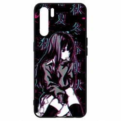 Чохол для Oppo A91 / Reno3Anime Girl Glitch - PrintSalon