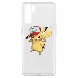 Чехол для Oppo A91/Reno3 Ash's hat Pikachu - PrintSalon