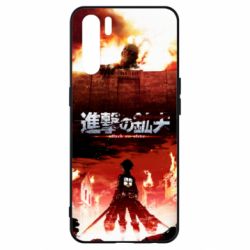 Чехол для Oppo A91/Reno3 Attack of the Titans - PrintSalon
