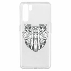 Чехол для Oppo A91/Reno3 Bike Shield Art - PrintSalon