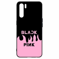 Чехол для Oppo A91/Reno3 Blackpink pink fire - PrintSalon