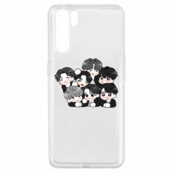 Чохол для Oppo A91 / Reno3BTS Cute Art - PrintSalon