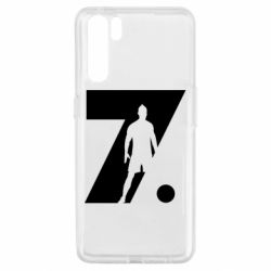 Чохол для Oppo A91 / Reno3Cristiano Ronaldo Silhouette Art