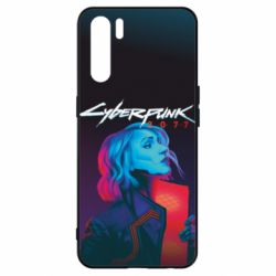 Чохол для Oppo A91 / Reno3Cyberpunk Girl Portrait - PrintSalon