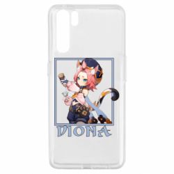 Чехол для Oppo A91/Reno3 Diona Genshin Impact - PrintSalon