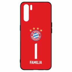 Чехол для Oppo A91/Reno3 FC Bayern. Твоя фамилия, номер (англ.) - PrintSalon
