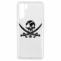 Чехол для Oppo A91/Reno3 Flag pirate - PrintSalon