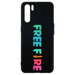 Чехол для Oppo A91/Reno3 Free fire gradient logo - PrintSalon