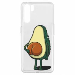 Чехол для Oppo A91/Reno3 Funny avocado - PrintSalon