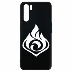 Чехол для Oppo A91/Reno3 Genshin Impact Pyro - PrintSalon