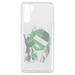 Чехол для Oppo A91/Reno3 Himiko Toga glitch - PrintSalon