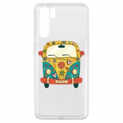 Чехол для Oppo A91/Reno3 Hippie bus - PrintSalon