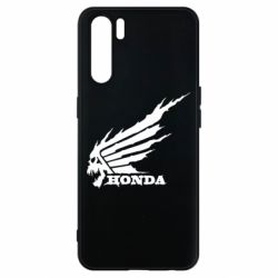 Чехол для Oppo A91/Reno3 Honda skull - PrintSalon